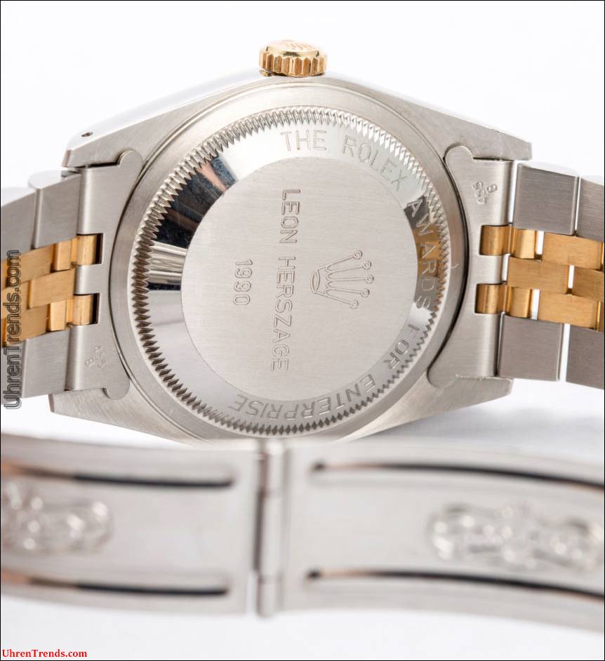 Ein Beispiel für eine Rolex Datejust 'Awards für Unternehmen' Trophy Watch  