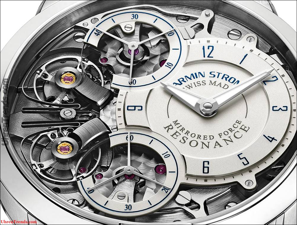 Armin Strom gespiegelte Kraft Resonanz Wasser Uhr in Stahl  