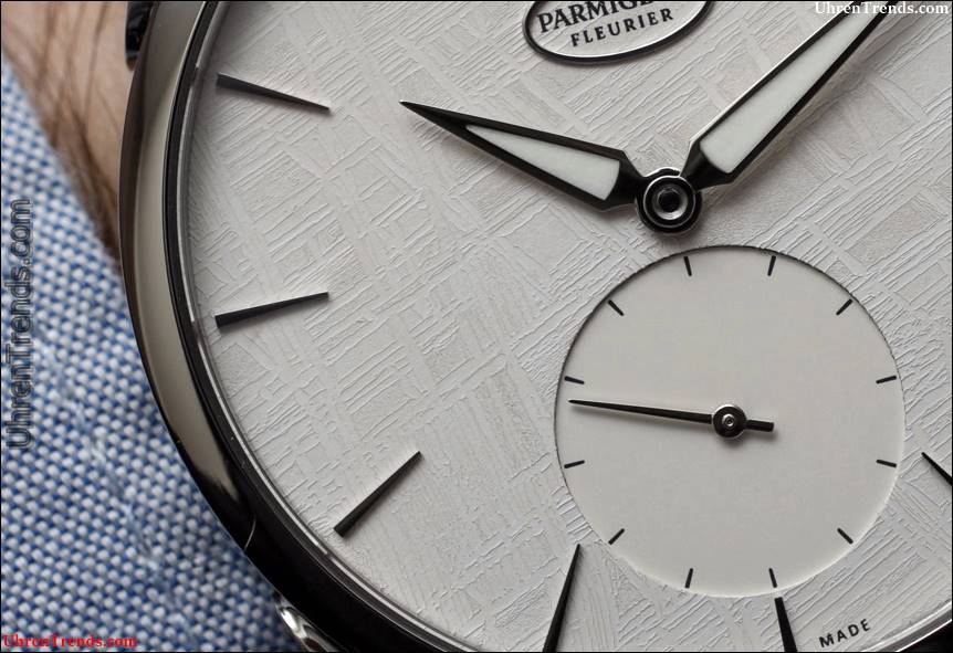 Parmigiani Fleurier Tonda 1950 Meteorit Weiß Uhr Hands-On  