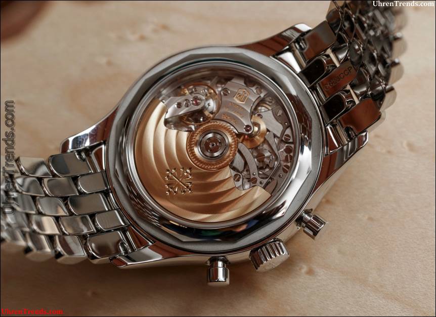 Patek Philippe 5960 / 1A Jahreskalender Chronograph Steel Watch mit schwarzem Zifferblatt Hands-On  