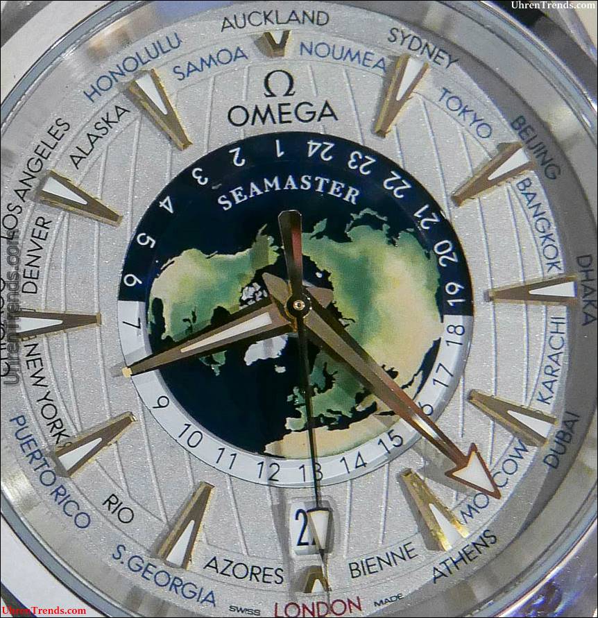 Omega Seamaster Aqua Terra Worldtimer Master Chronometer Platinum Uhr Hands-On  