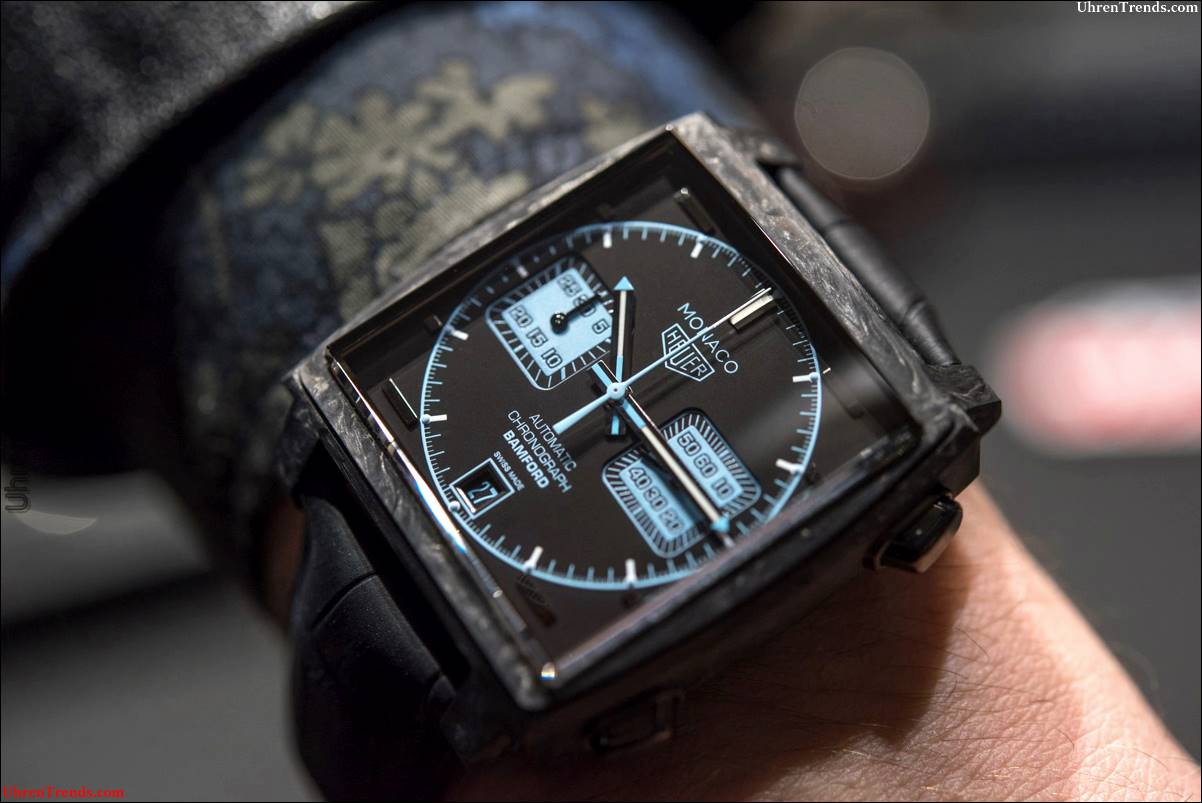 TAG Heuer Monaco Chronograph geschmiedete Carbon Bamford Edition Hands-On  