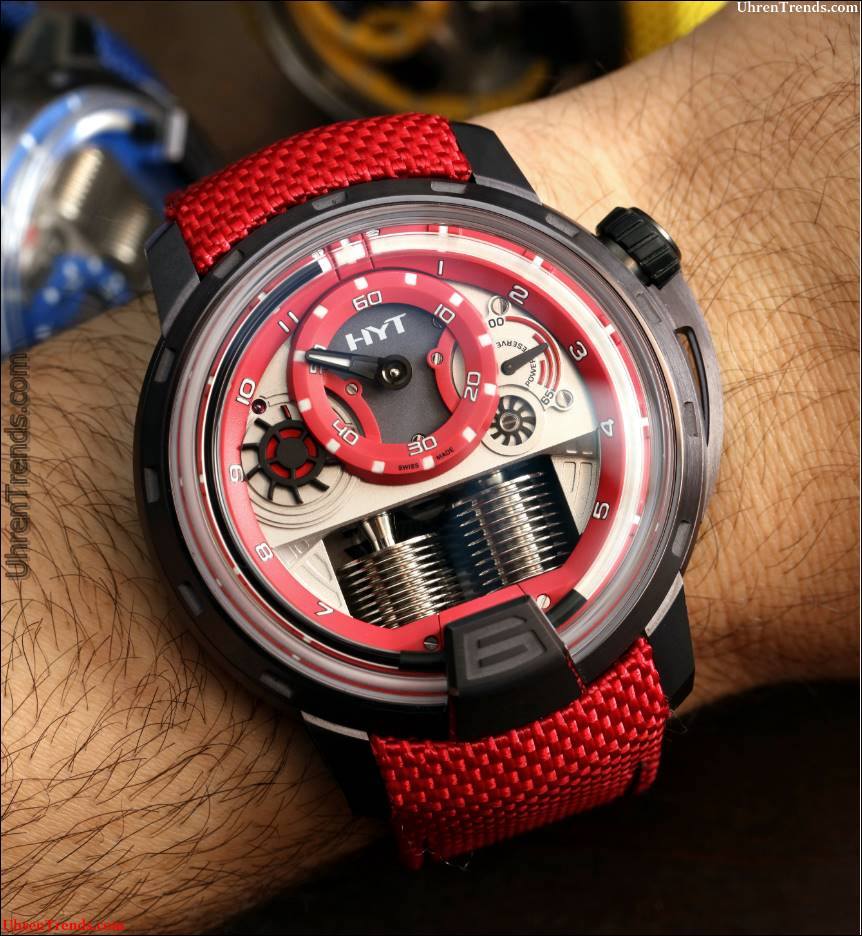 HYT H1 Colorblock Limited Edition Uhren in rot, gelb oder blau Hands-On  