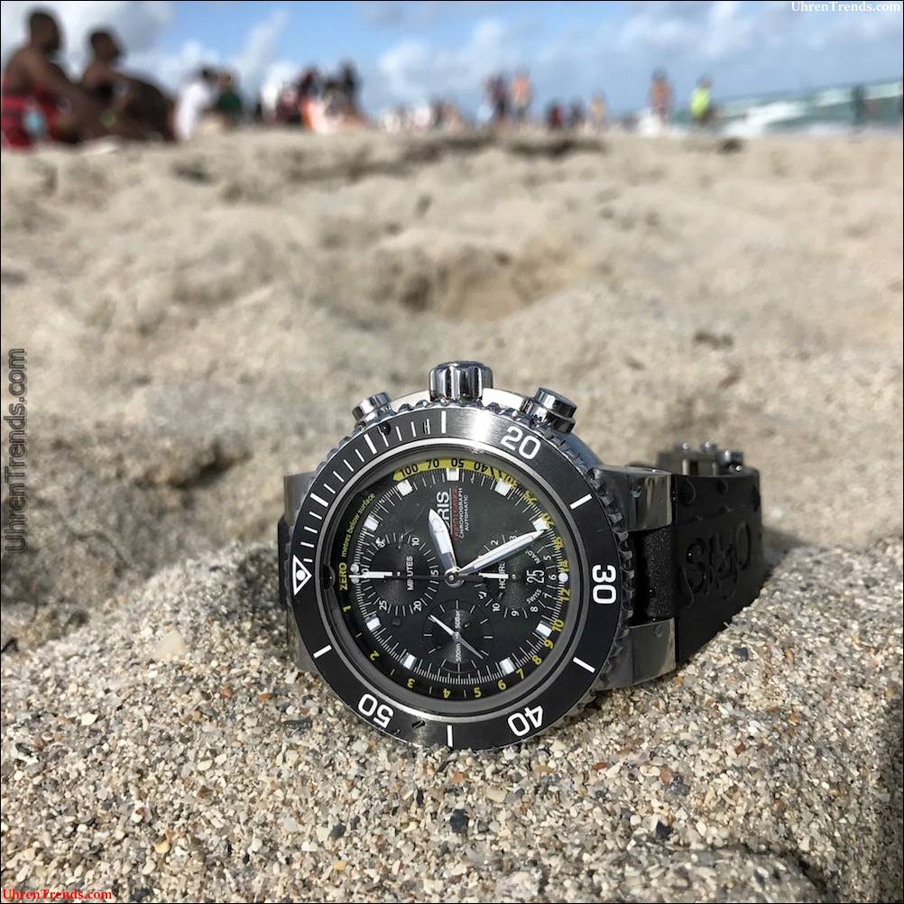 Oris Aquis Tiefenmesser Chronograph Watch Review  