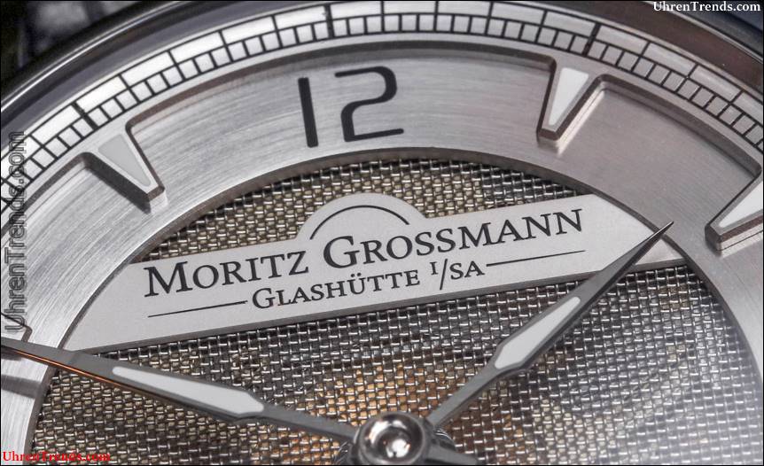 Moritz Grossmann Atum Pure M 'Mesh Dial' Uhr zum Anfassen  