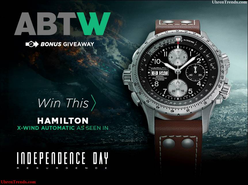 Gewinner angekündigt: Hamilton Khaki X-Wind Auto Chrono Uhr Werbegeschenk  