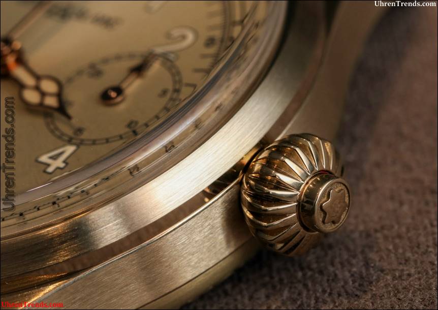 Montblanc 1858 Chronograph Tachymeter Bronze Uhr Hands-On  