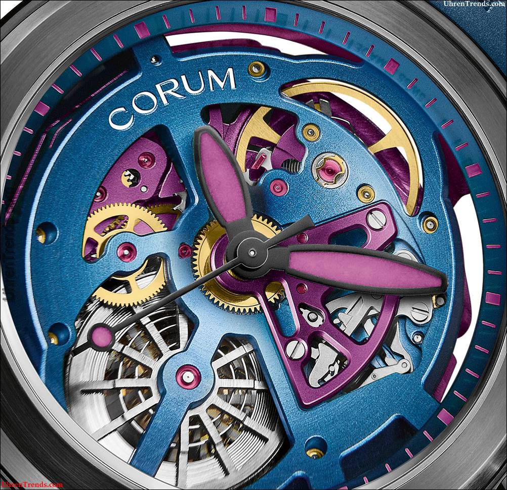 Corum Bubble 47 Squelette Uhr in hellen Farben für 2017  
