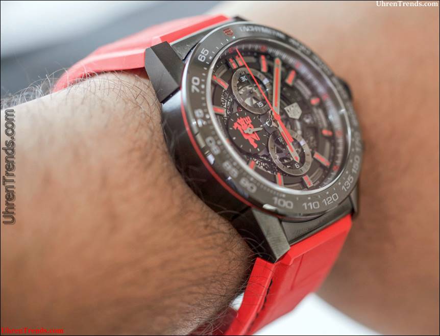 TAG Heuer Carrera Heuer 01 Manchester United Rote Teufel Uhr Hands-On  