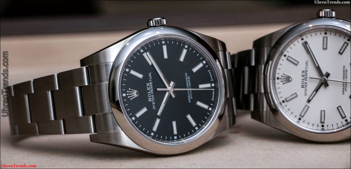 Rolex Oyster Perpetual 39 114300 Schwarz oder Weiß Zifferblatt Uhren Hands-On  