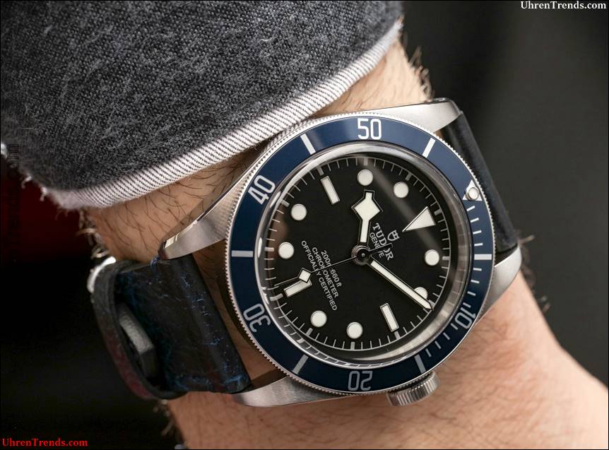 Tudor Heritage Black Bay Uhr mit In-House-Bewegung Hands-On  