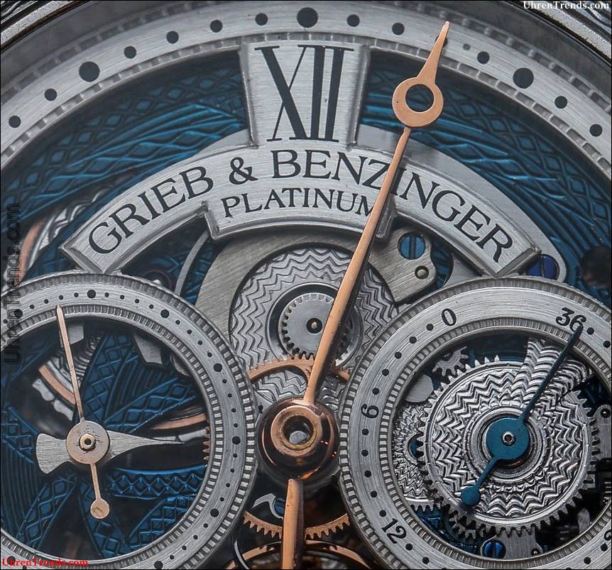 Grieb & Benzinger Blue Merit Uhr basierend auf A. Lange & Söhne Tourbillon Hands-On  
