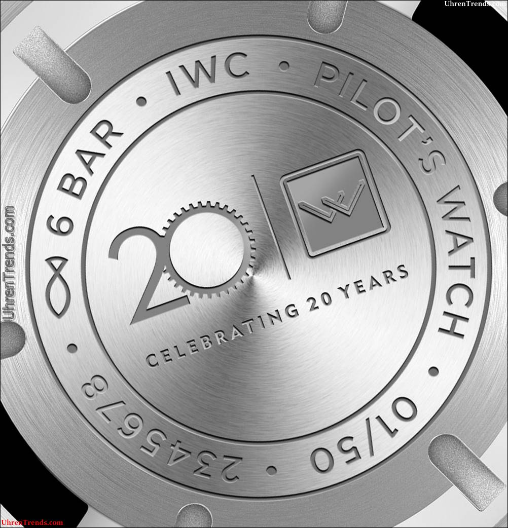 IWC Piloten Chronograph Uhren der Schweiz 20. Jahrestag Limited Edition Watch  