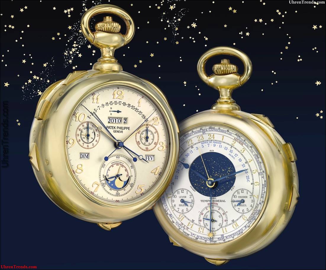 Patek Philippe Kaliber 89 Grand Complication Taschenuhr schlägt bei Genf Uhrenauktion zu verkaufen  