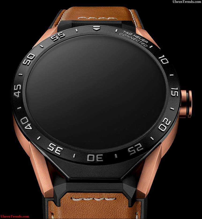 TAG Heuer Verbundene Smartwatch in Roségold  