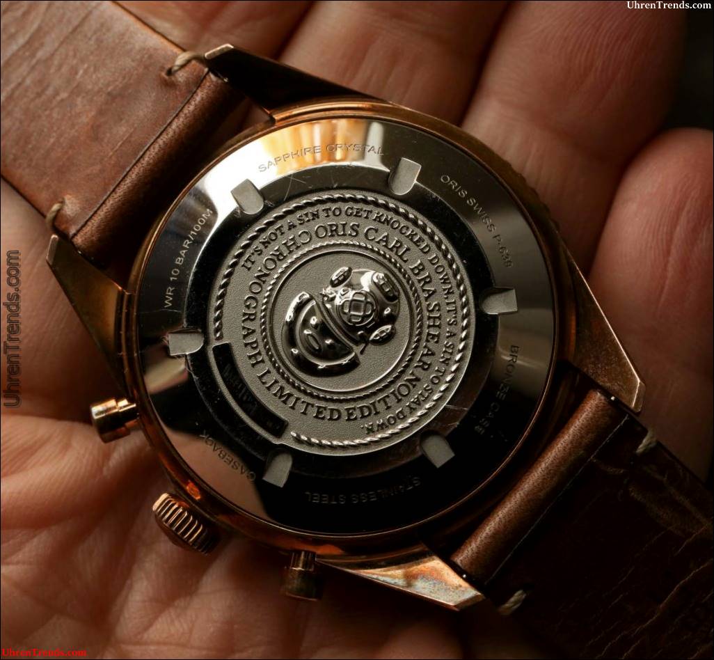 Oris Carl Brashear Chronograph Limited Edition Bronze Uhr Hands-On  