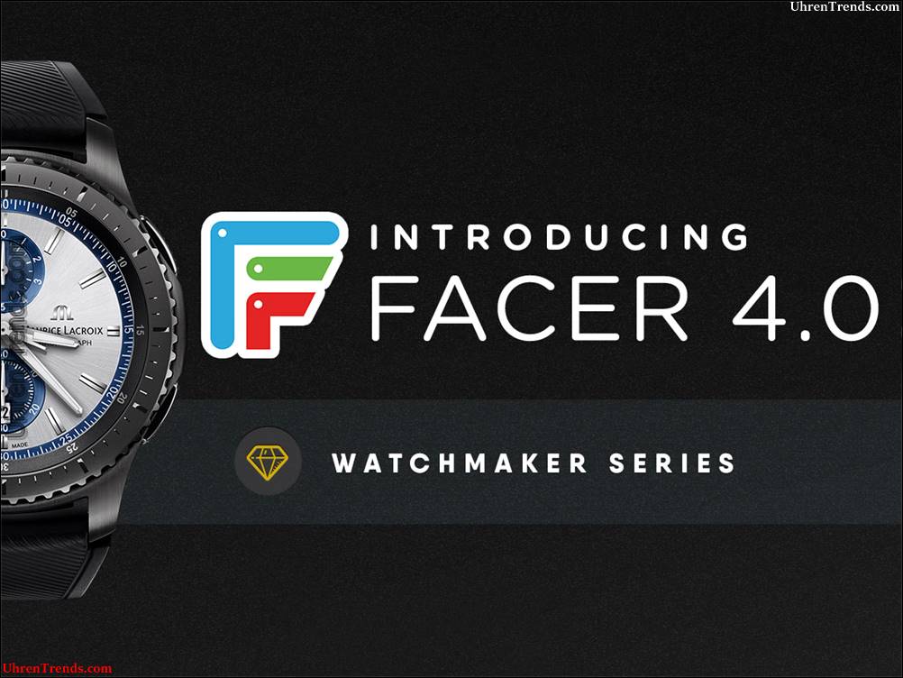 Facer 4.0 Smartwatch Gesichter mit "offiziellen" Ziffern von traditionellen Uhrenmarken  