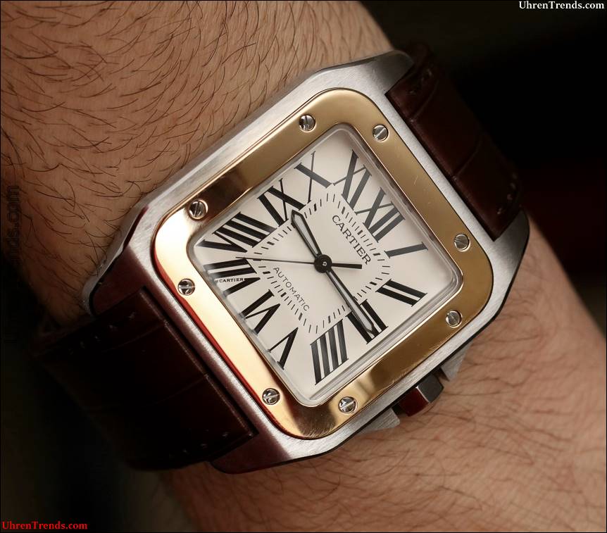 Cartier Santos 100 Carbon Uhr Hands-On  