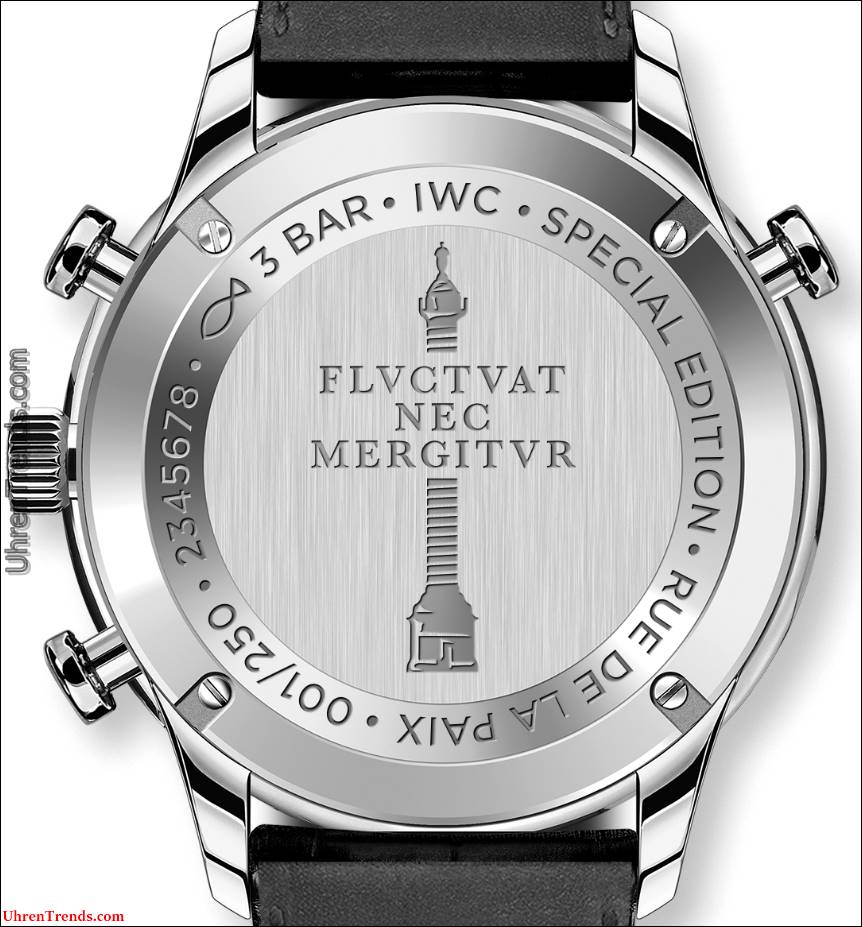 Drei neue IWC Portugieser Chronograph Rattrapante Uhren Ehrenstädte von Mailand, Paris und München  