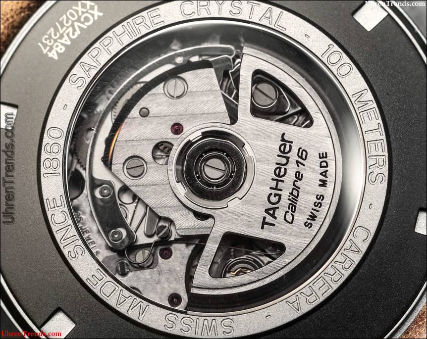 TAG Heuer Carrera Kaliber 16 Day-Date Chronograph Schwarz Titan Uhr Hands-On  