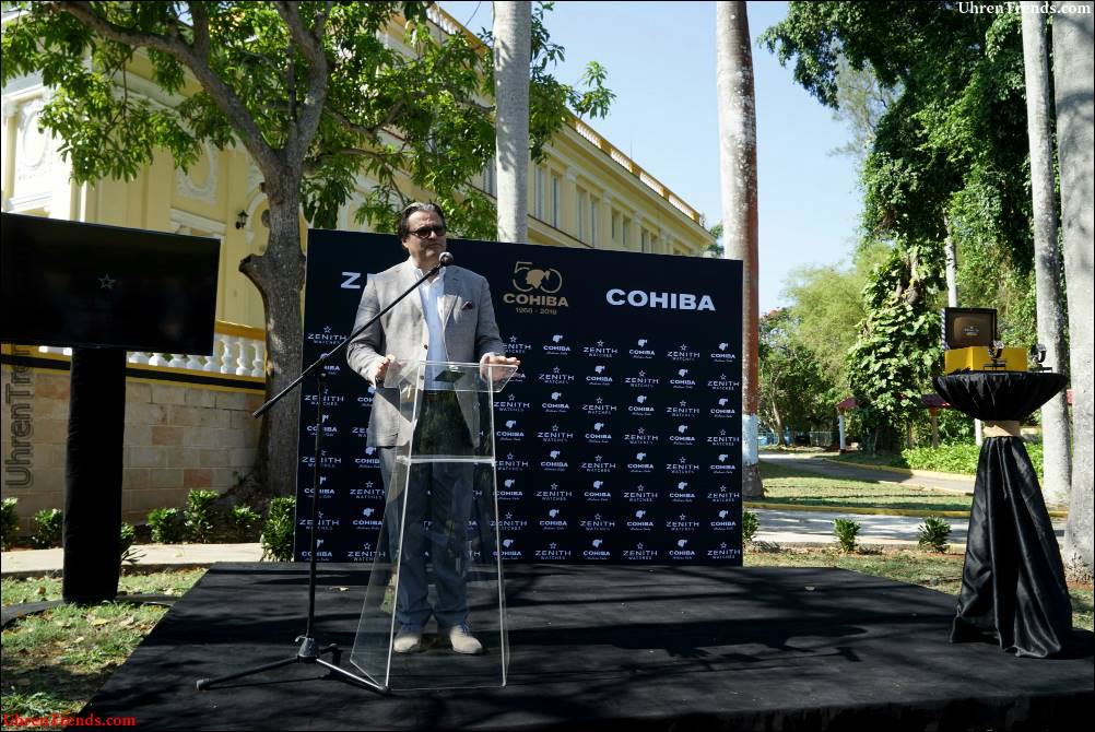Zenith CEO Aldo Magada Interview in Kuba über Cohiba Cigars Collaboration  