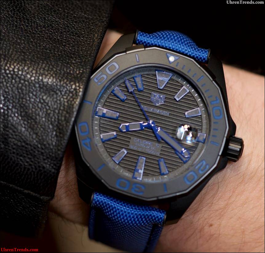 Neue TAG Heuer Aquaracer Black Titanium Uhren für 2016 Hands-On  