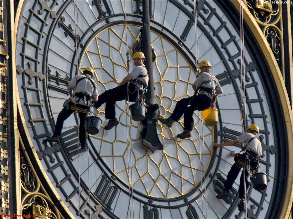 Londons Big Ben unter Reparatur  