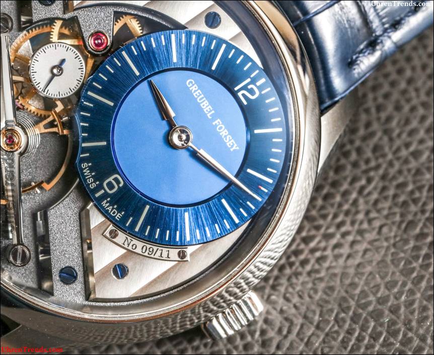 Greubel Forsey Signature 1 Limited Edition Stahl Blau Für USA & Rotgold Uhren Hands-On  