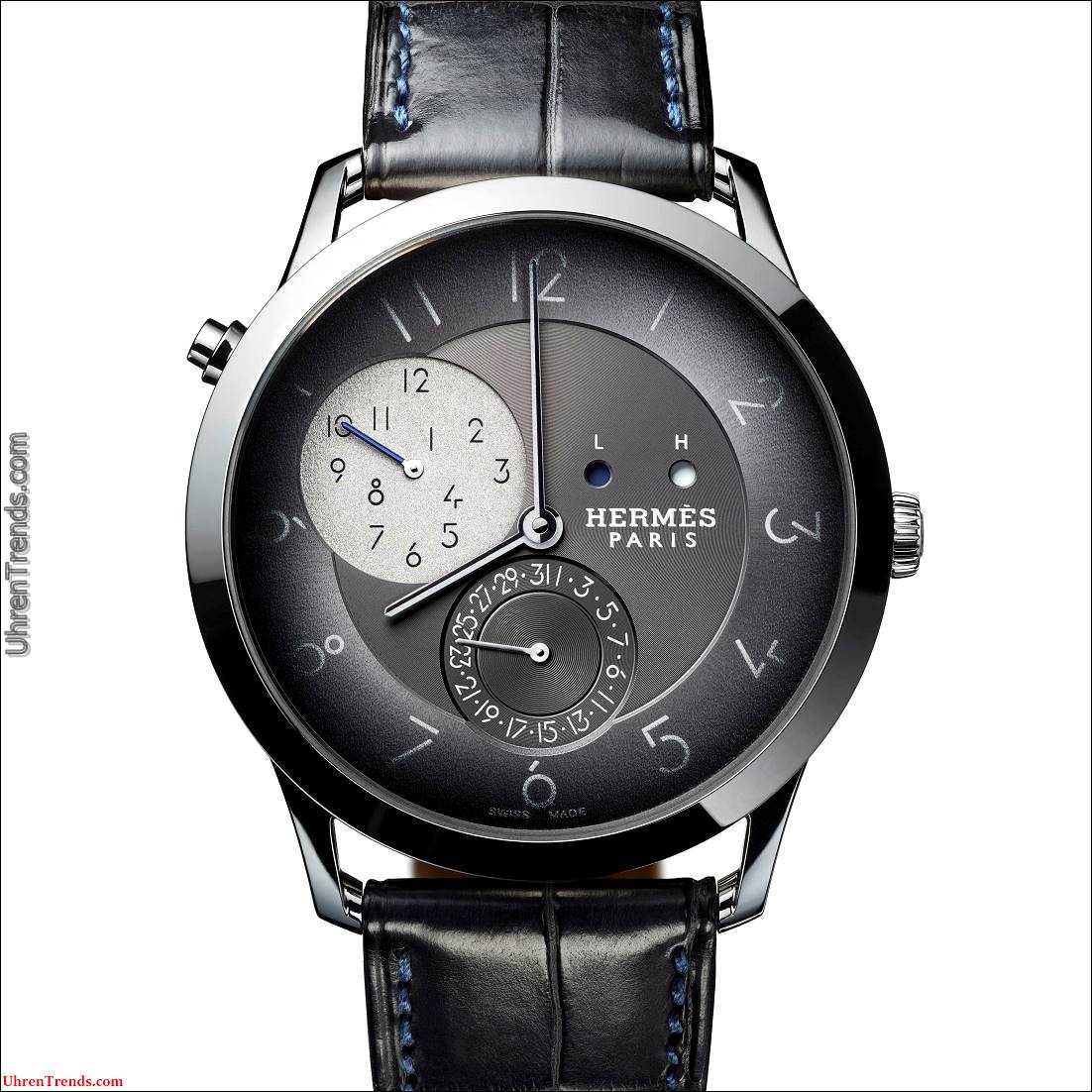 Hermès Slim D'Hermès GMT Uhr  