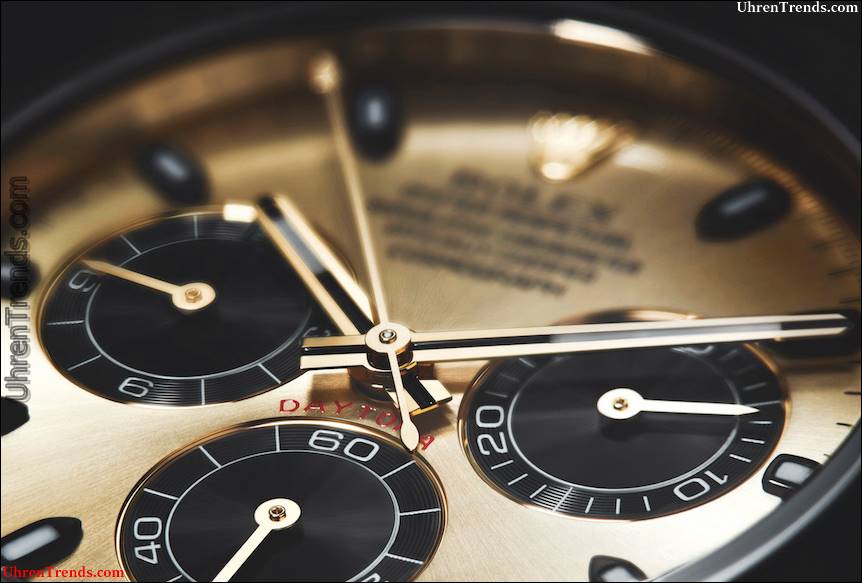 Neue Rolex Cosmograph Daytona Uhren in Gold mit Oysterflex Rubber Strap & Keramik Lünette für 2017  