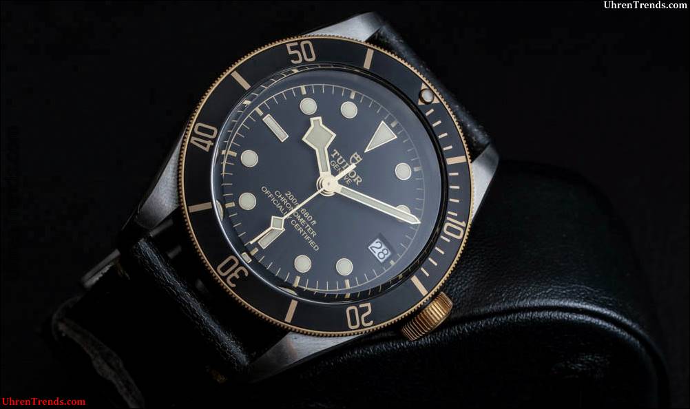 Tudor Heritage Black Bay S & G 79733N Zweifarbige Uhr zum Anfassen  