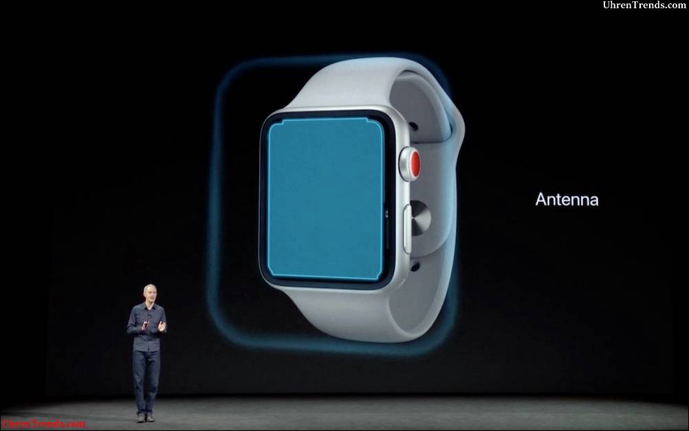 Apple Watch Series 3 mit integriertem Mobiltelefon bedeutet eigenständige Smartwatch  