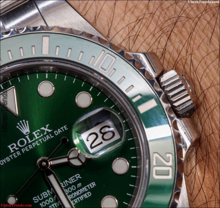 Rolex Submariner 116610LV in grüner Uhr Bewertung  