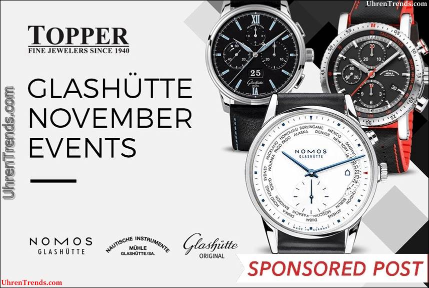 Glashütte November Events bei Topper Fine Jewelers  