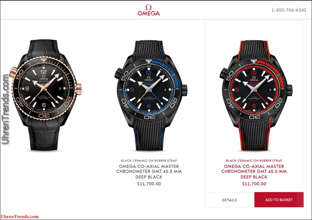 Omega Watches startet E-Commerce für die USA  