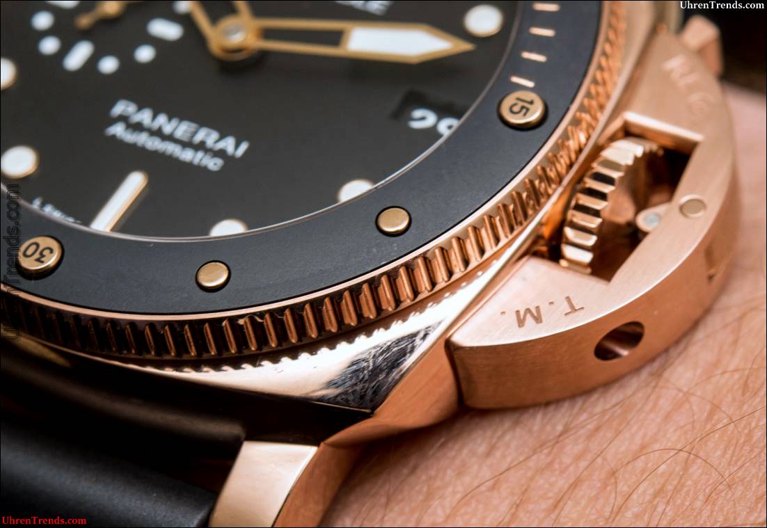 Panerai Luminor Unterwasser-1950 3 Tage Automatik Acciaio & Oro Rosso 42mm Uhren Hands-On  