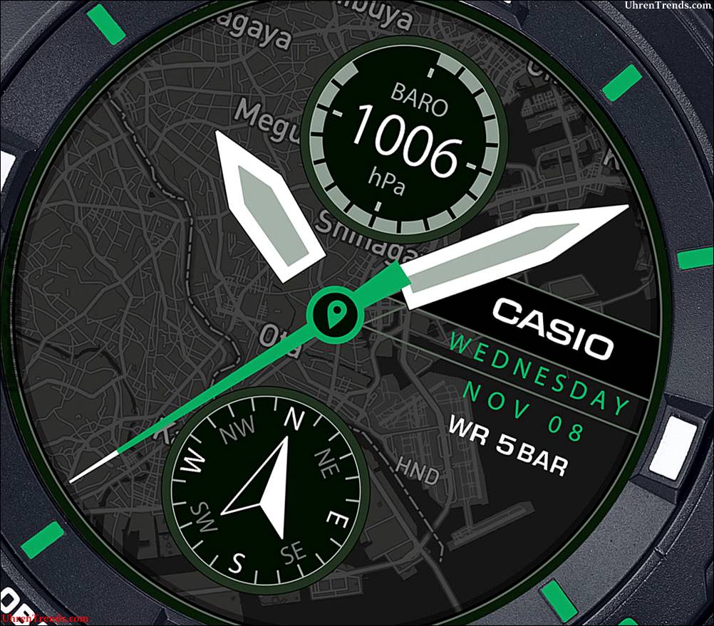 Casio Pro Trek WSD-F20X Intelligente Outdoor-Uhr  
