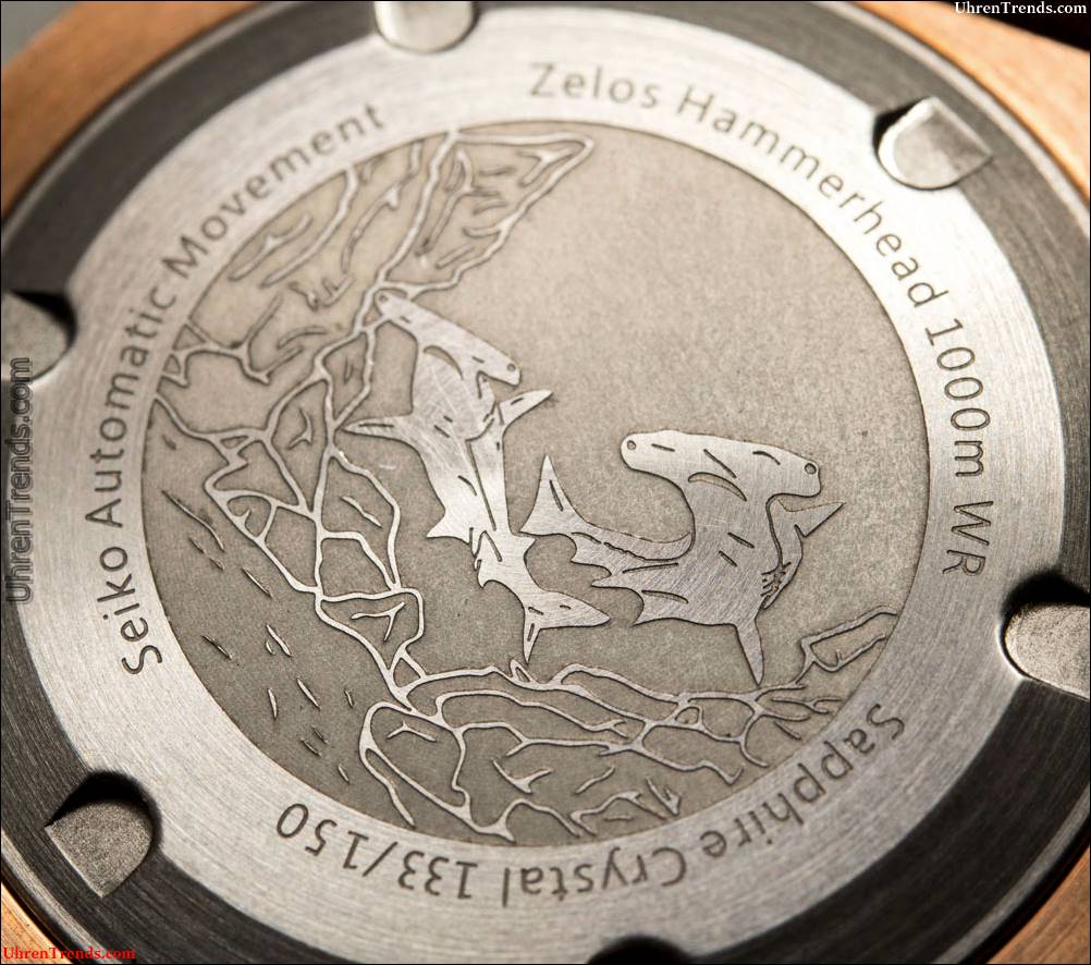 Zelos Hammerhead Watch Review: Erschwingliche 1.000 m Taucher in Bronze mit Meteorit Dial  