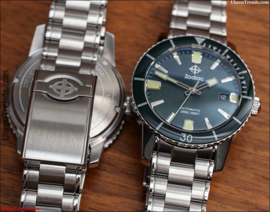 Zodiac Super Sea Wolf 53 Kompression ZO9257, ZO9258 Uhren auf neue Armband Hands-On  