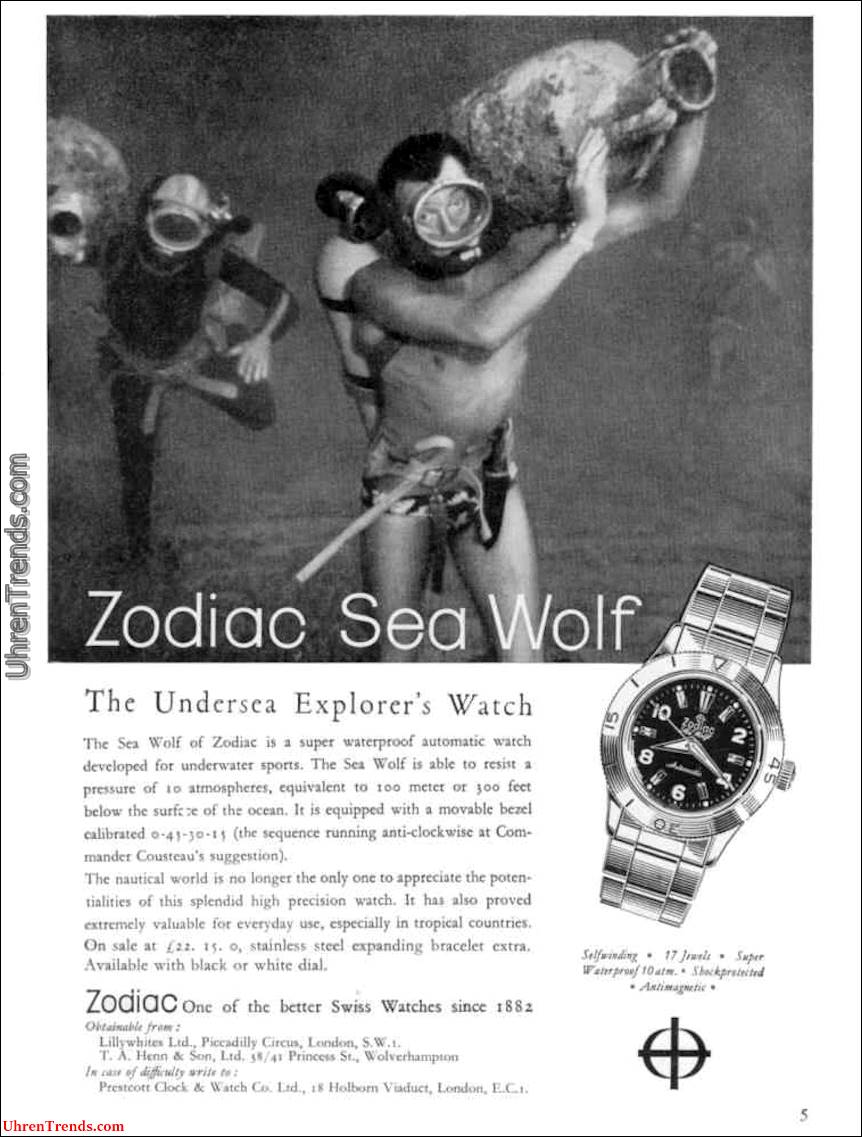 Zodiac Super Sea Wolf 53 Kompression ZO9265 & ZO9264 Watch Review  