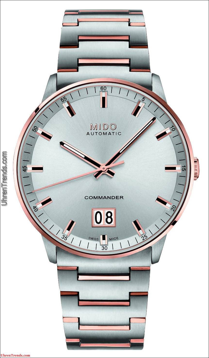 Mido Commander Big Date Uhren zum 100. Jahrestag  