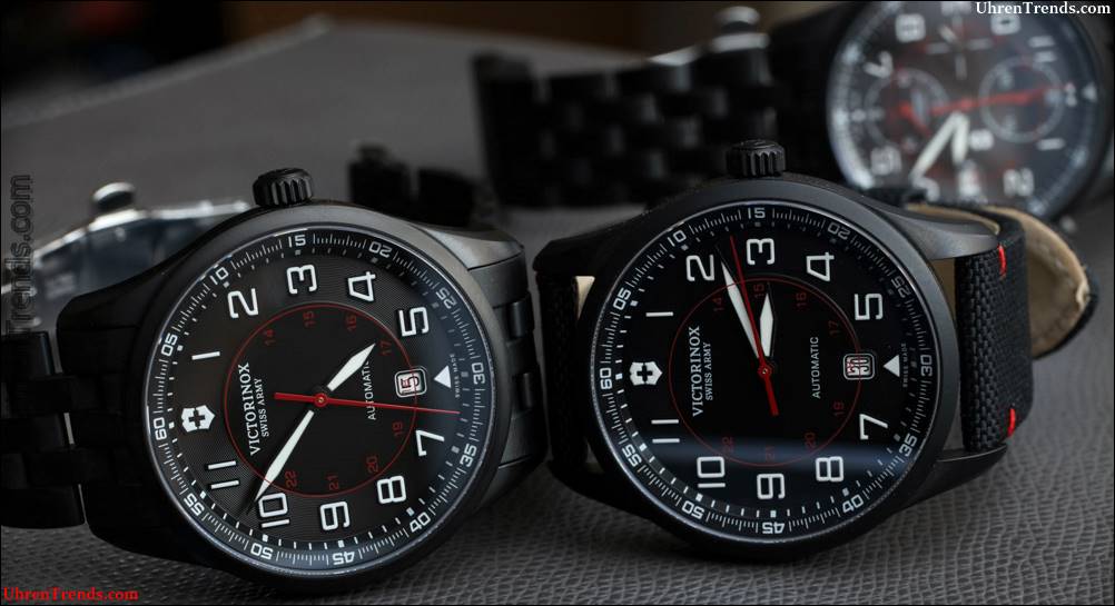 Victorinox Swiss Army Airboss mechanische Black Edition Uhr auf Armband Follow-up Review  