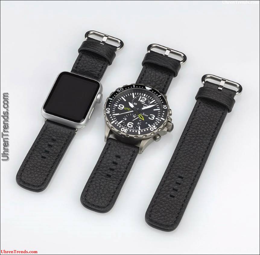 Sinn Dual Strap System ermöglicht Apple Watch & Sinn Watch auf dem gleichen Handgelenk  