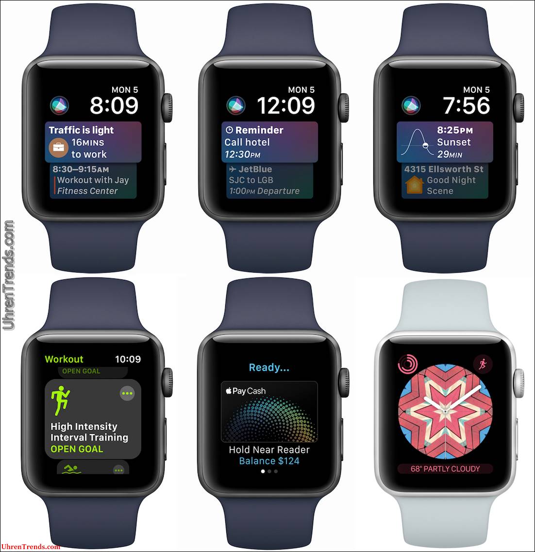 Apple Watch WatchOS 4 wird intelligenter, Siri & New Looks  