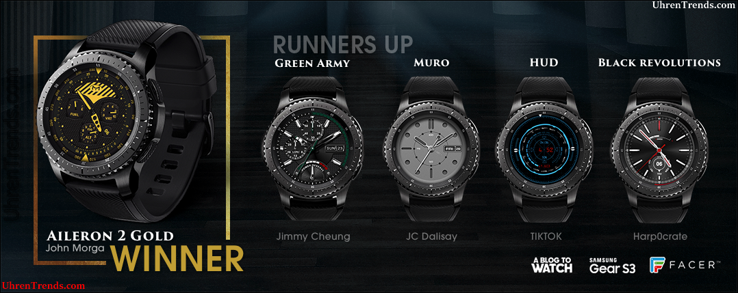 Samsung Gear S3 Uhr Dial Design Wettbewerb Gewinner  