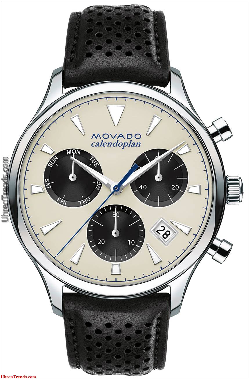 Movado Serie 800 & Heritage Calendoplan Chronograph Uhren  