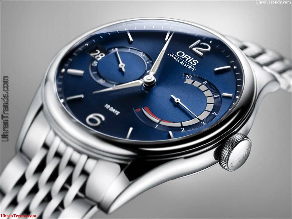 Oris Artelier Caliber 111 blaue Uhr  