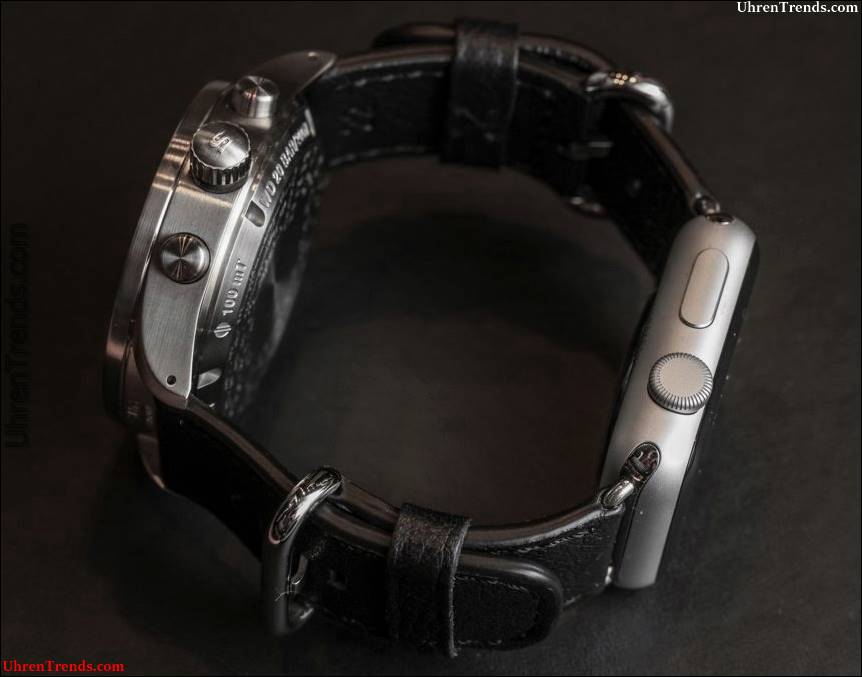 Sinn Dual Strap System ermöglicht Apple Watch & Sinn Watch auf dem gleichen Handgelenk  