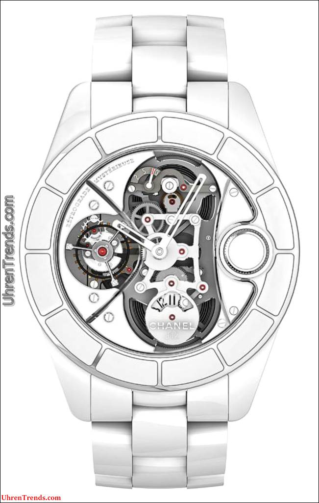 Eine moderne Exotik erinnernd: Chanel J12 Rétrograde Mystérieuse Tourbillon Uhr  
