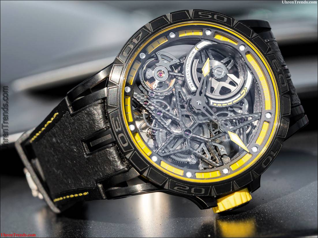 Roger Dubuis Excalibur Spider Pirelli automatische Skeleton Uhr Hands-On  
